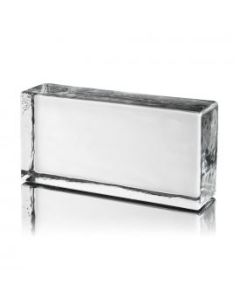Solid Clear Glass Brick (Pack of 6)